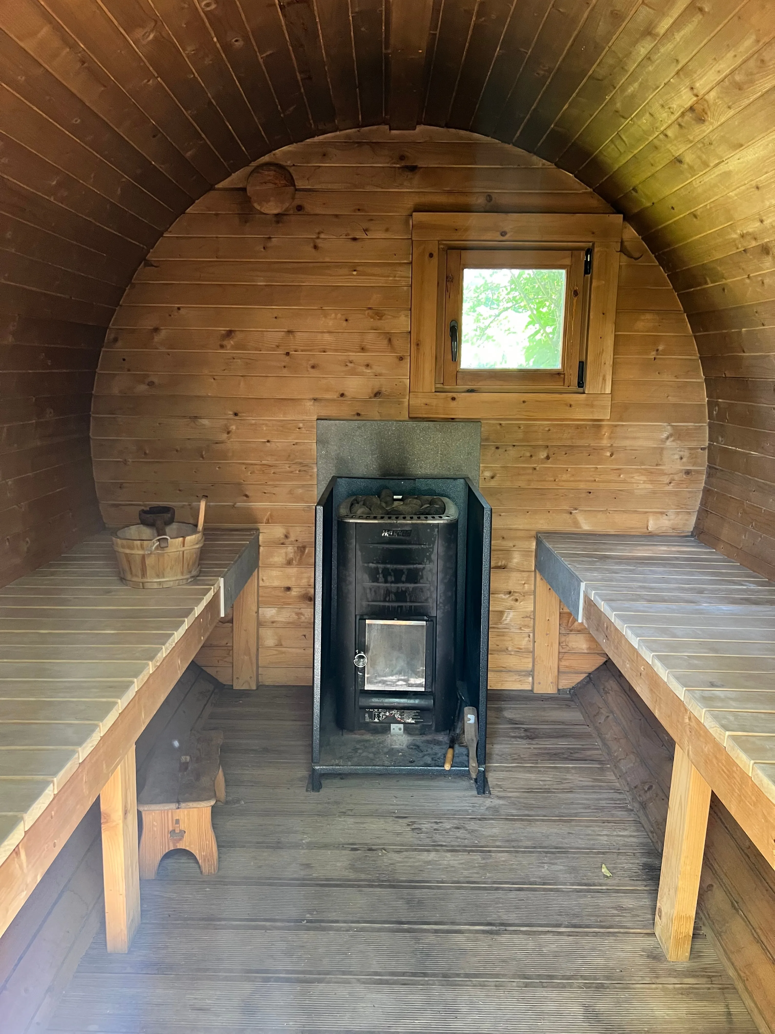 Holzsauna im Naturhaus Schorfheide