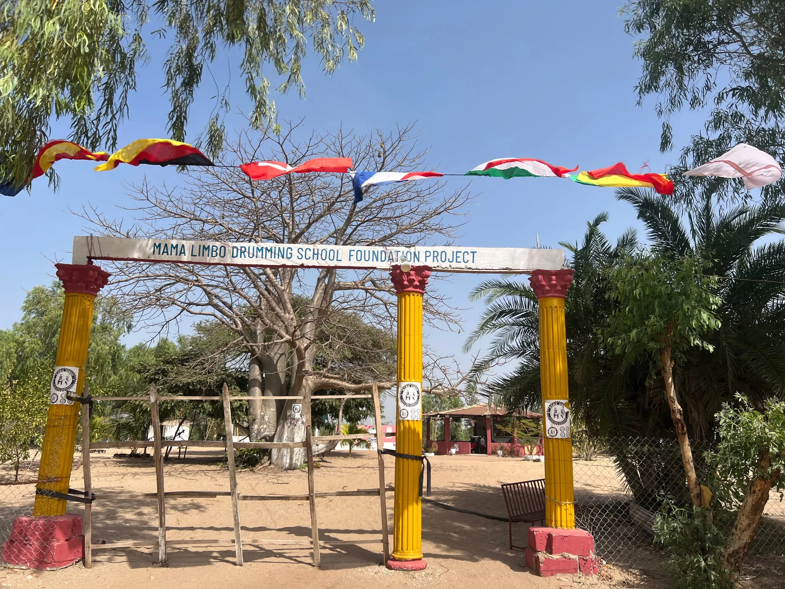 Platz für Yoga und Meditation am Strand